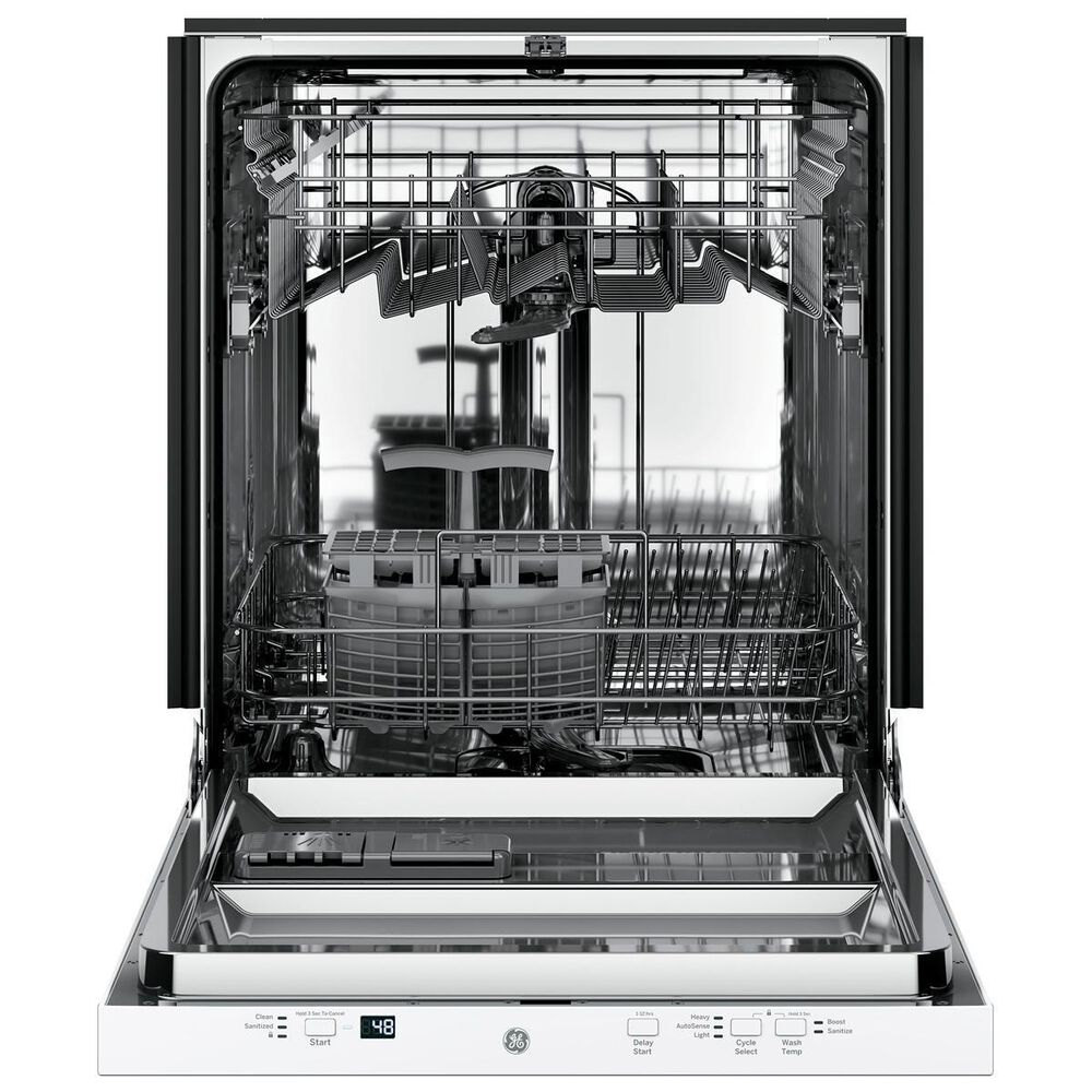 GE Appliances Built-In Dishwasher Energy Star in White, , large