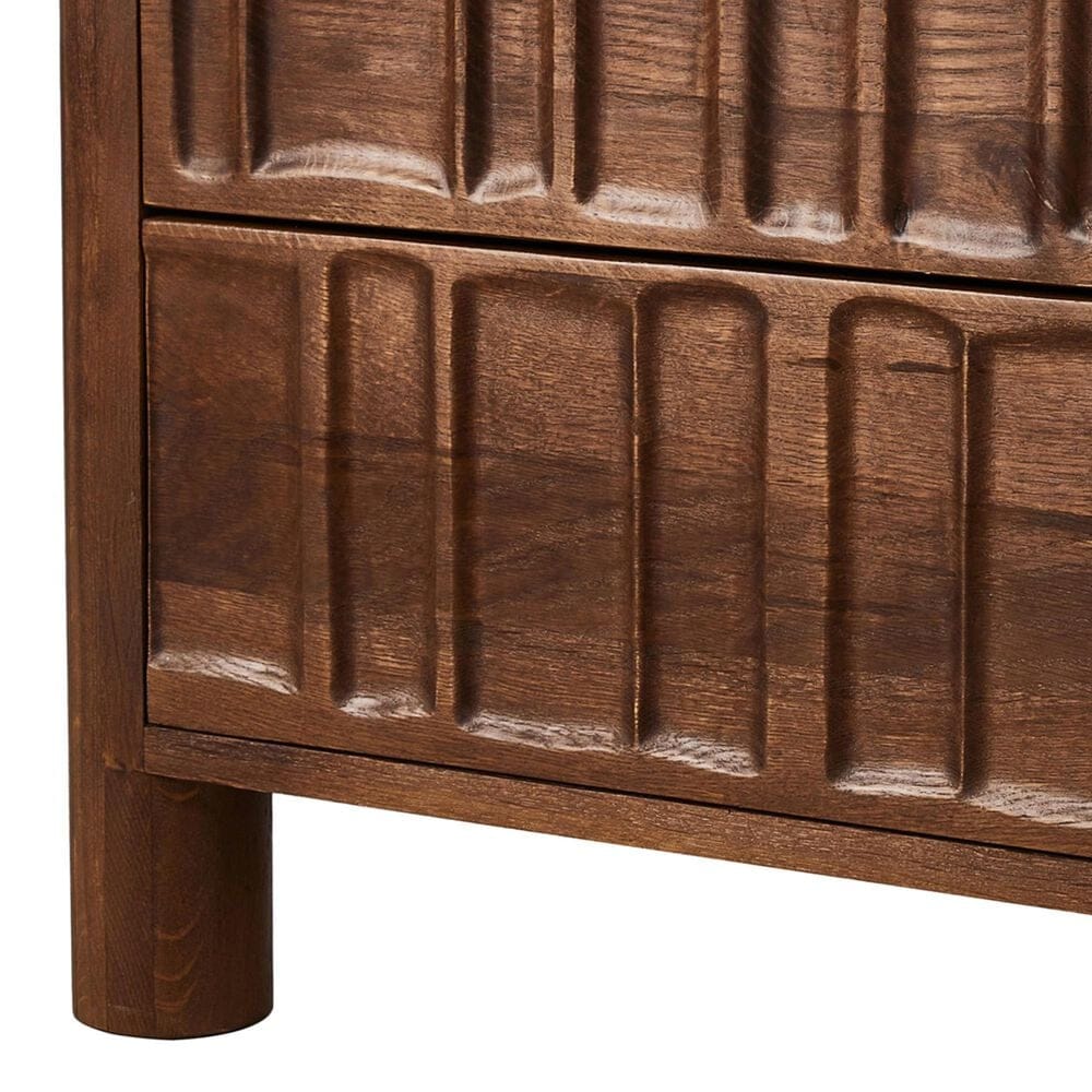 Four Hands Ezri 2-Drawer Nightstand in Cocoa Oak, , large
