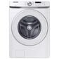 Samsung 4.5 Cu. Ft. Front Load Washer and 7.5 Cu. Ft. Electric Dryer with Sensor Dry Laundry Pair in White, , large