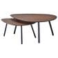 Adesso Hendrix Nesting Coffee Table in Walnut and Black, , large