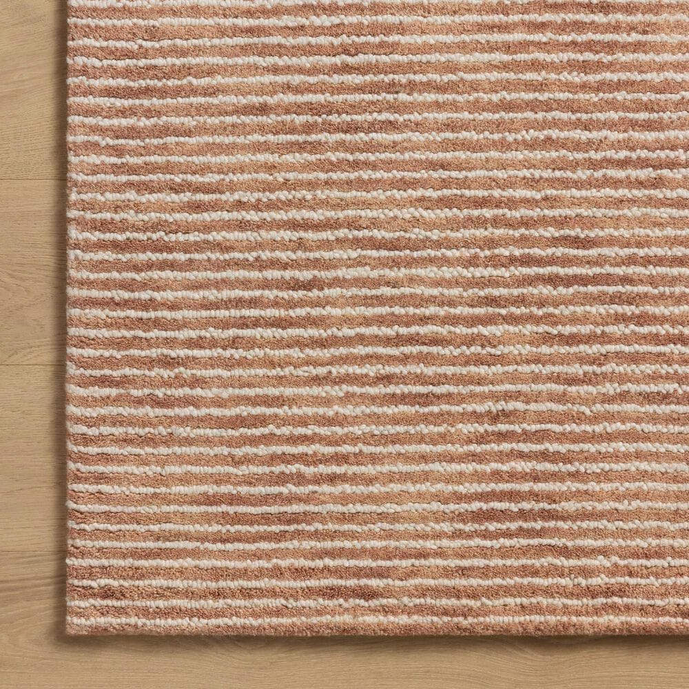 Loloi Sunday Terracotta and Ivory 5&#39; x 7&#39;6&quot; Area Rug, , large