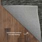 Dalyn Rug Company Soft Essentials Solid Charcoal 5" x 7"6" Indoor/Outdoor Area Rug, , large