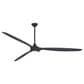 Minka-Aire Pierce 84" LED Smart Ceiling Fan in Coal, , large