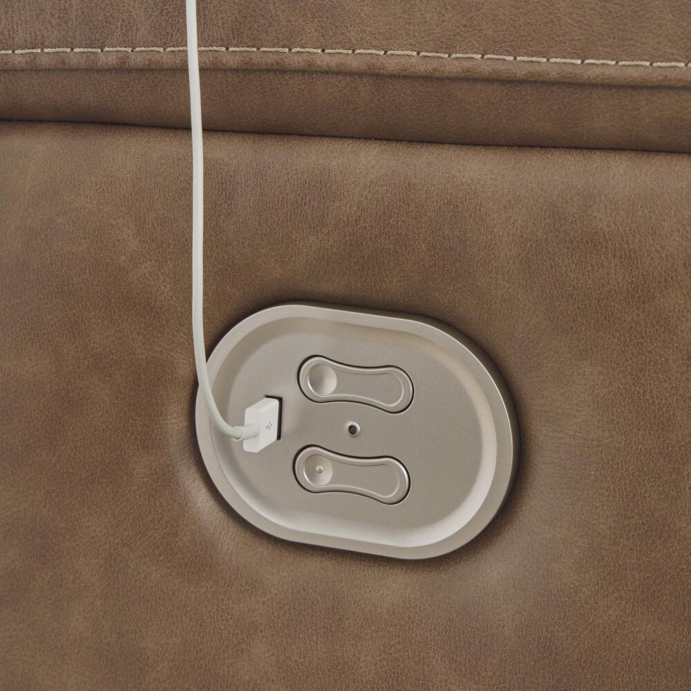 Ashley Trasimeno Power Recliner in Caramel, , large