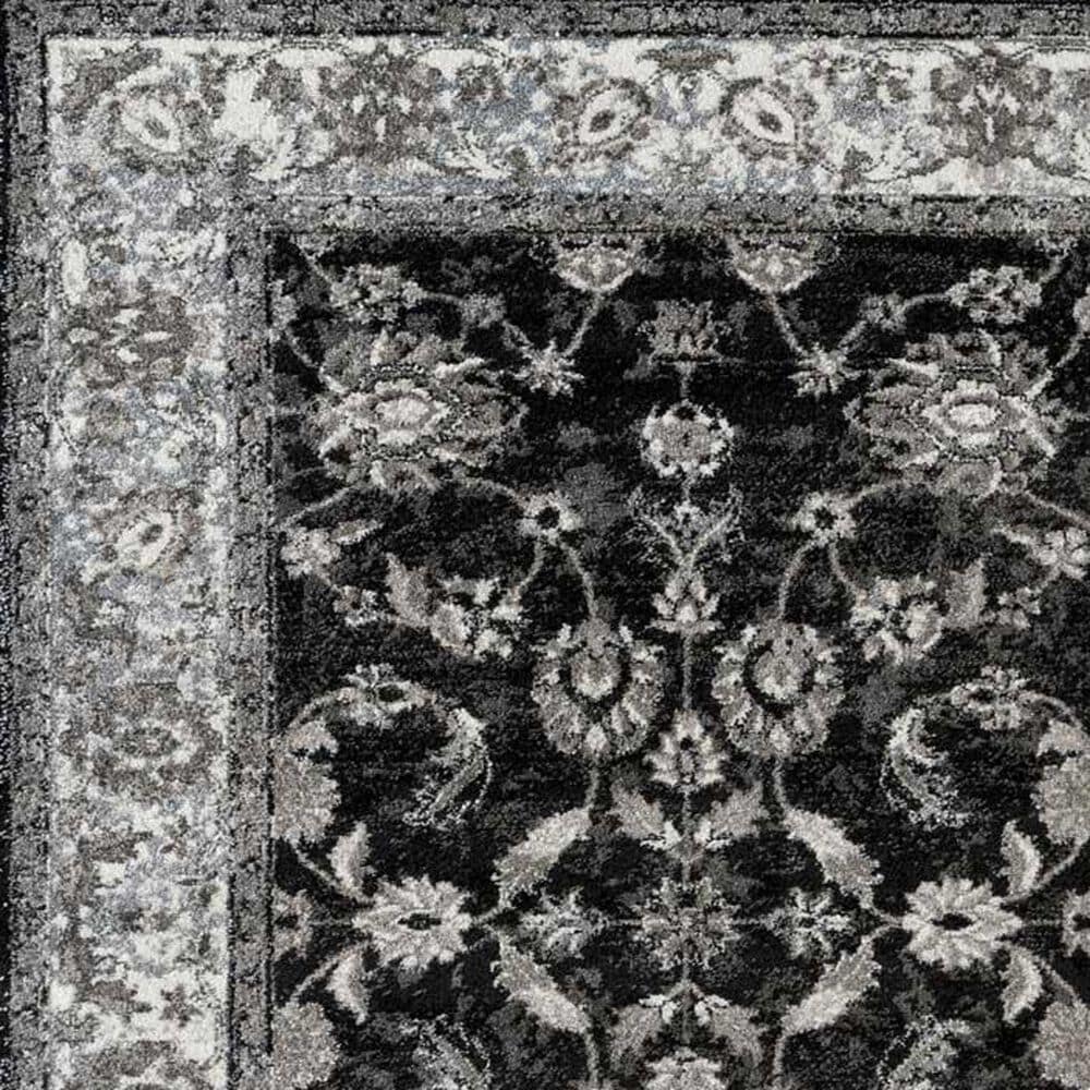 Amer Rugs Alexandria 2&#39; x 3&#39; Black and Ivory Area Rug, , large