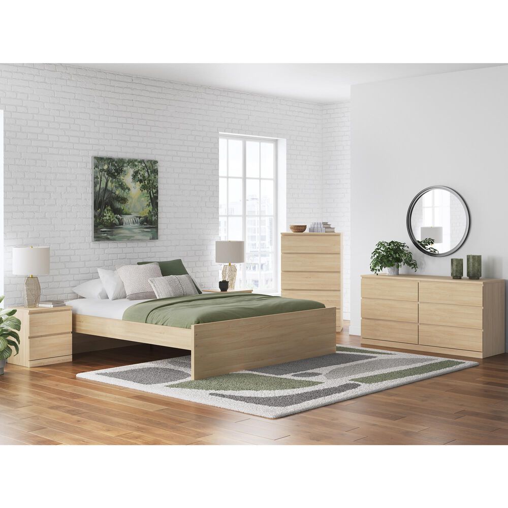 Ashley Onita King Platform Bed in Natural, , large