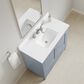37B Claudine 36" Single Bathroom Vanity in Soft Blue with Glossy White Composite Stone Top and Backsplash, , large