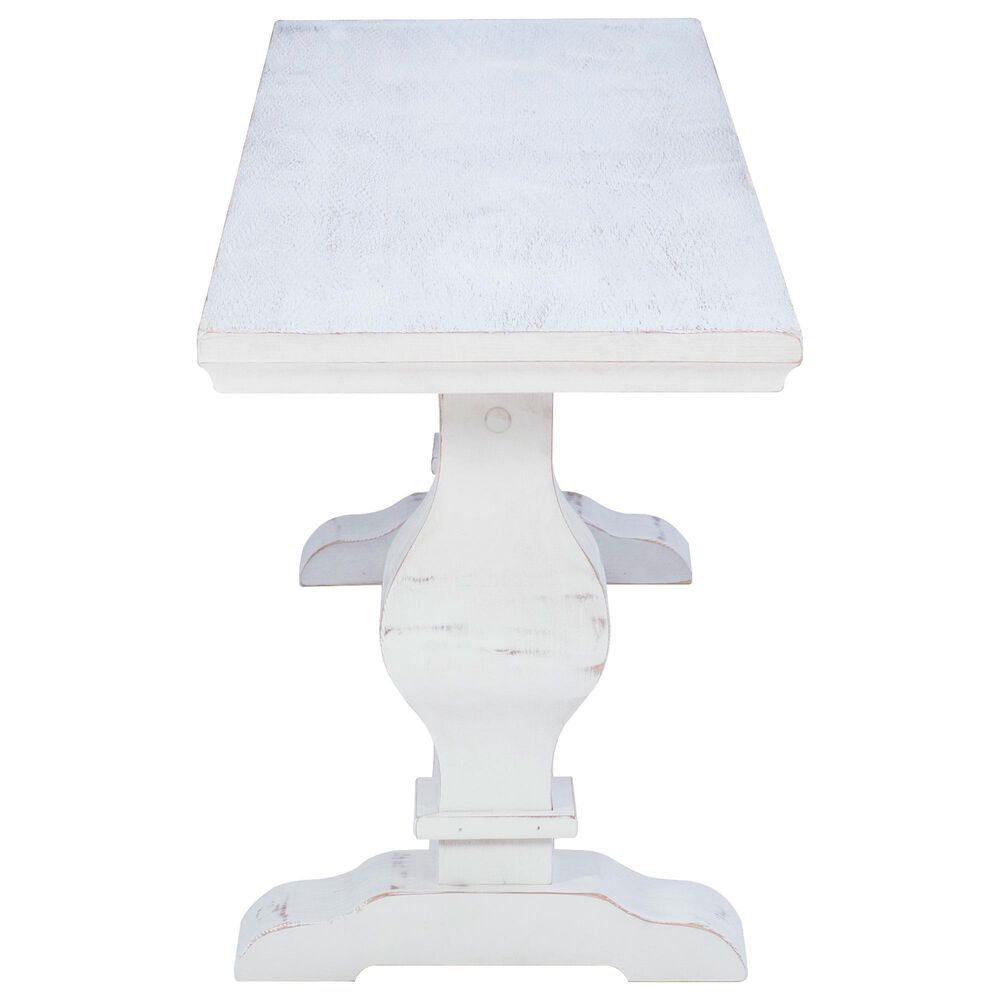 Linon Home Decor Mcleavy Bench in White, , large