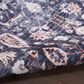 Nourison Grand Washables 2" x 6" Navy Ivory Runner, , large