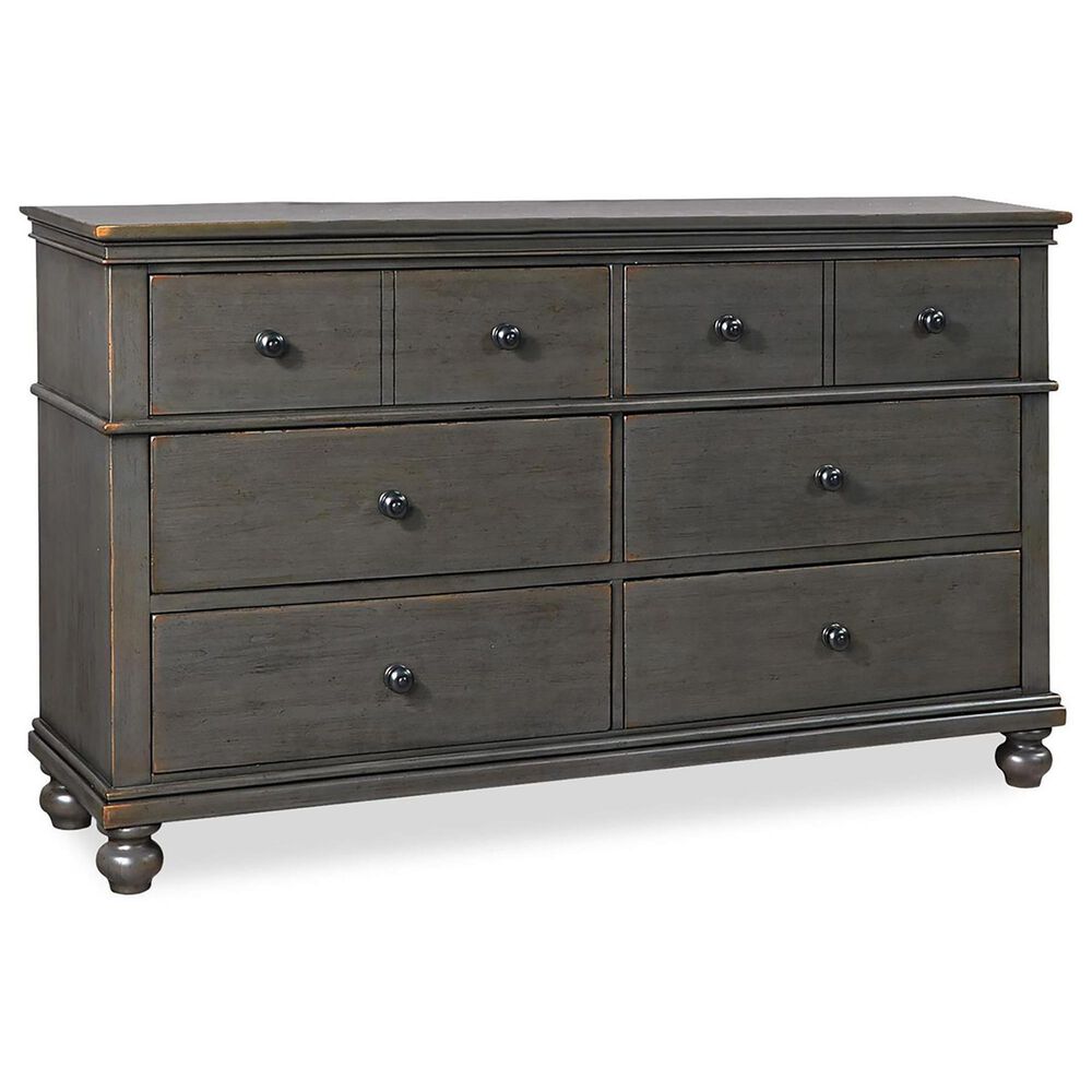 Riva Ridge Oxford 6-Drawer Dresser in Peppercorn, , large