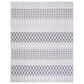 Safavieh Cabana CBN652A 8" x 10" Ivory and Grey Area Performance Rug, , large