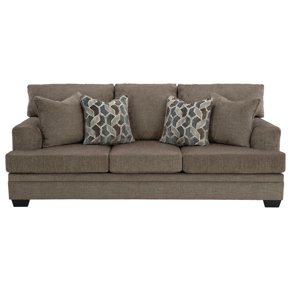 Ashley Stonemeade Stationary Queen Sofa Sleeper in Nutmeg, , large