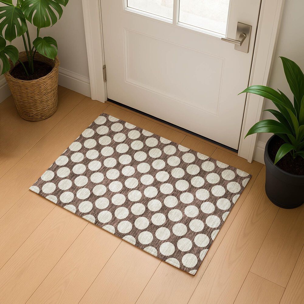 Dalyn Rug Company The Reserve TR13 Coffee 1&#39;8&quot; x 2&#39;6&quot; Indoor/Outdoor Area Rug, , large