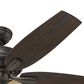 Hunter Newsome 52" Ceiling Fan with 3 Lights in Premier Bronze, , large