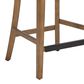 Valor Living Paloma 26" Counter Stool with Navy Upholstery in Medium Oak, , large