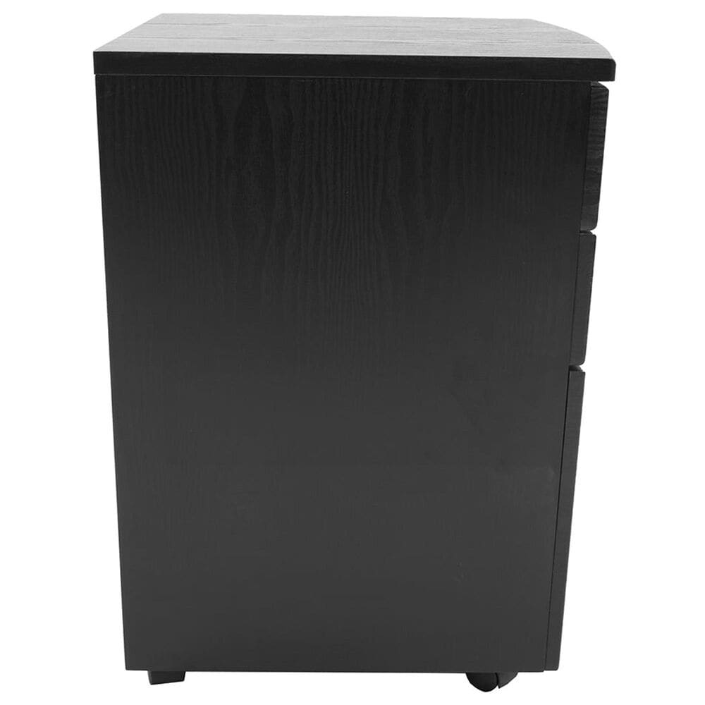 Rta Products Rolling Storage and File Cabinet in Espresso, , large