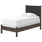 Ashley Pamytta Twin Upholstered Panel Bed in Rich Brown, , large