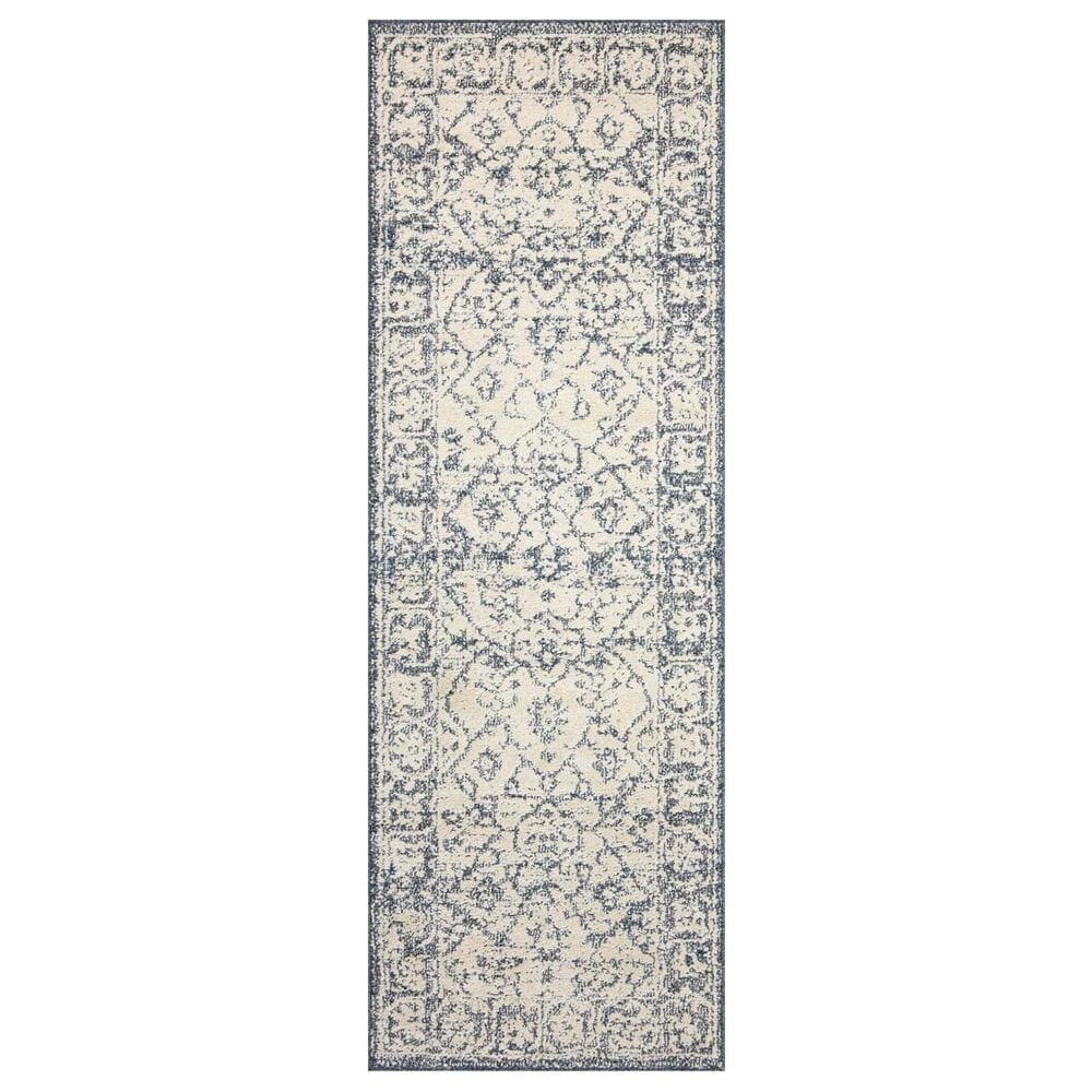 Magnolia Home Gigi Ivory and Blue 2"7" x 7"6" Runner, , large