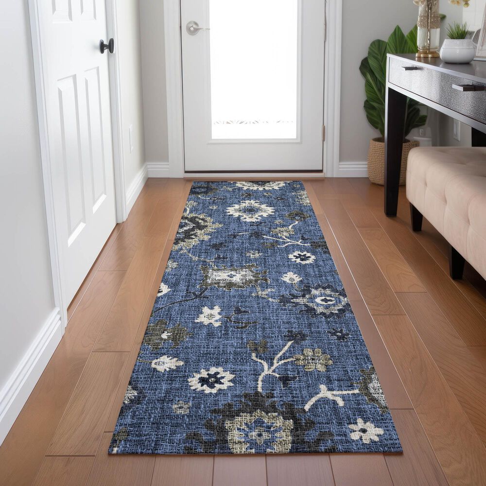 Dalyn Rug Company Portico PO6 Blue 2&#39;3&quot; x 7&#39;6&quot; Runner, , large
