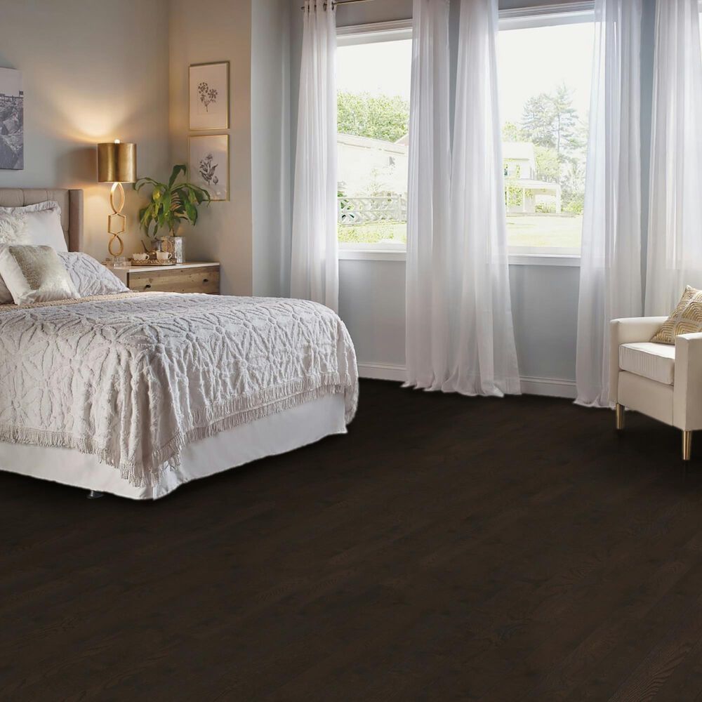 Hartco Prime Harvest Mocha Low Gloss White Oak 3 1/4&quot; Solid Hardwood, , large