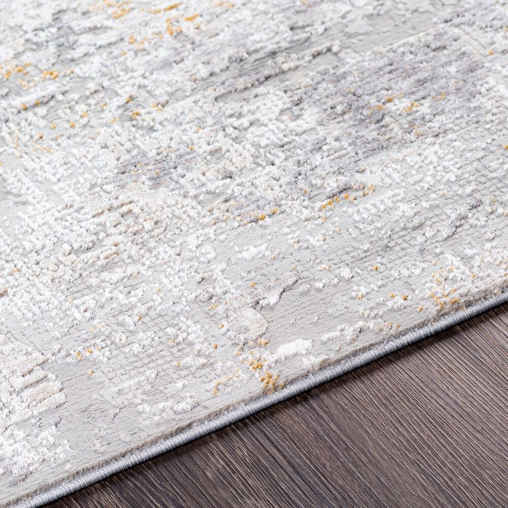 Surya Carmel 2&#39;7&quot; x 4&#39; Taupe, White, Gray, Mustard and Camel Area Rug, , large