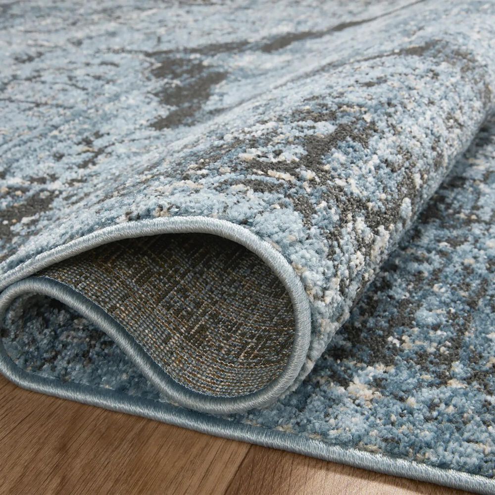 Loloi II Odette 2&#39;3&quot; x 3&#39;10&quot; Sky and Charcoal Area Rug, , large