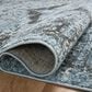 Loloi II Odette 2"3" x 3"10" Sky and Charcoal Area Rug, , large