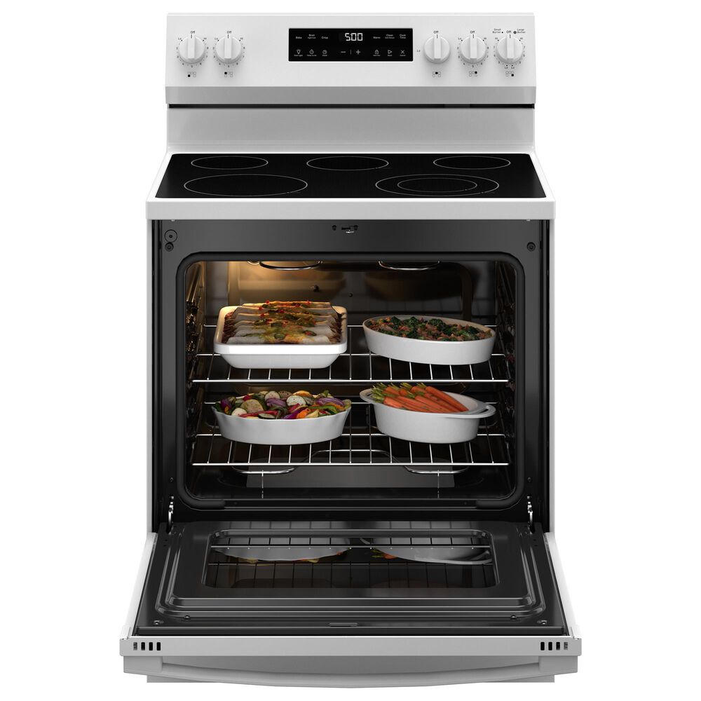 GE Appliances 30&quot; Freestanding Electric Range with Self-Clean in White, , large