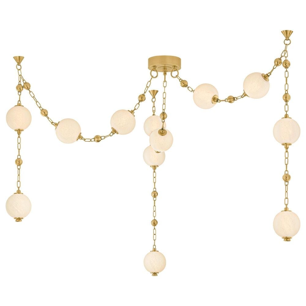 Troy Lighting Corda 12-Light Chandelier in Vintage Brass, , large