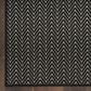Nourison Horizon HOZ02 Black 10" x 14" Indoor/Outdoor Area Rug, , large