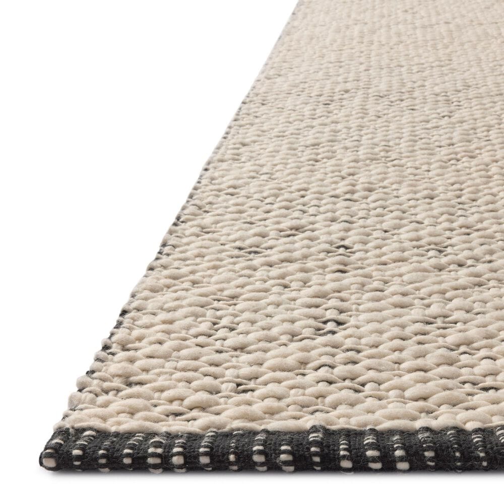 Magnolia Home Betty 5&#39; x 7&#39;6&quot; Ivory and Black Area Rug, , large