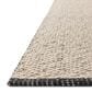 Magnolia Home Betty 5" x 7"6" Ivory and Black Area Rug, , large