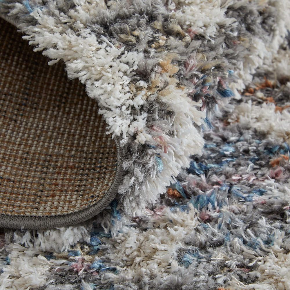 Feizy Mynka 5&#39; x 8&#39; Multicolor and Gray Area Rug, , large