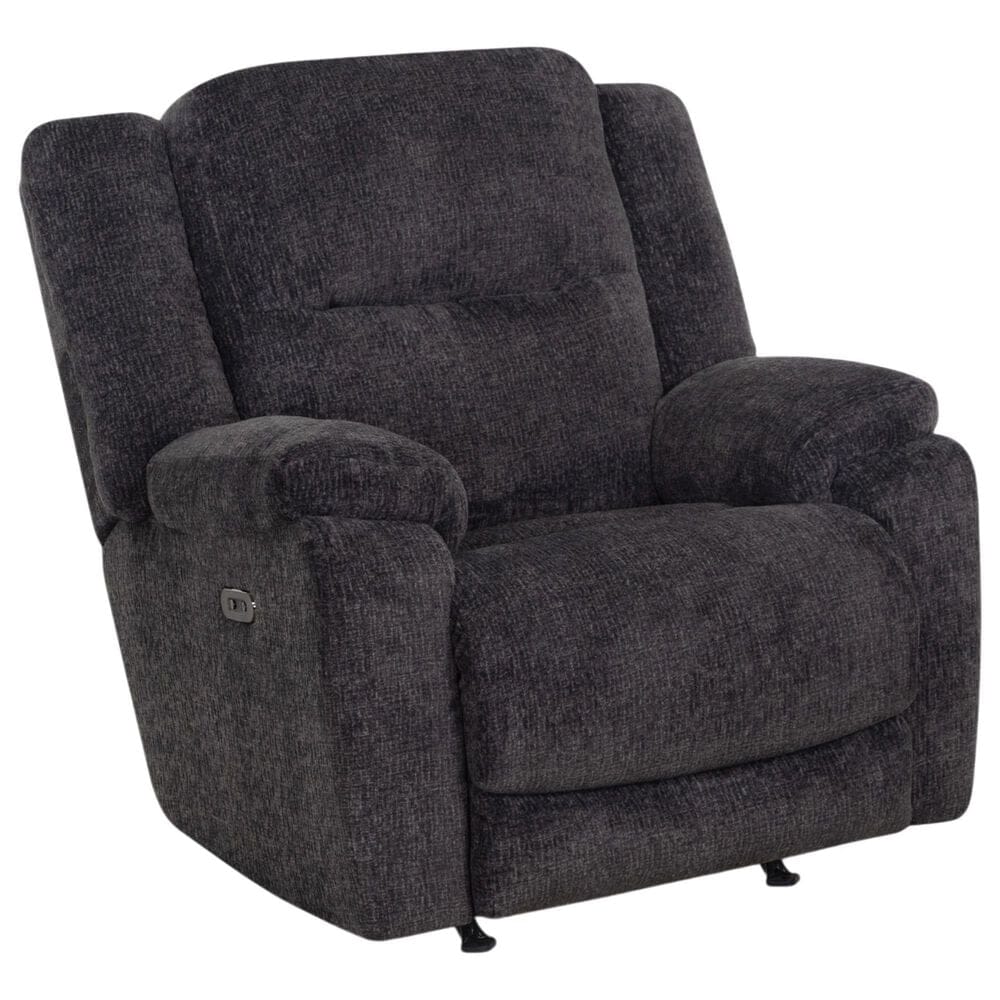 Moore Furniture Heston Manual Rocker Recliner in Graphite, , large