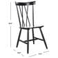 Safavieh Alexander Dining Chair in Black (Set of 2), , large