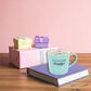 Pavilion One More Chapter 16 Oz Mug in Pastel Blue, White and Multicolor, , large