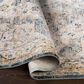 Surya Cardiff CDF-2303 Medium Gray, Light Blue, Mustard and Dark Blue 7"10" x 10"2" Area Rug, , large