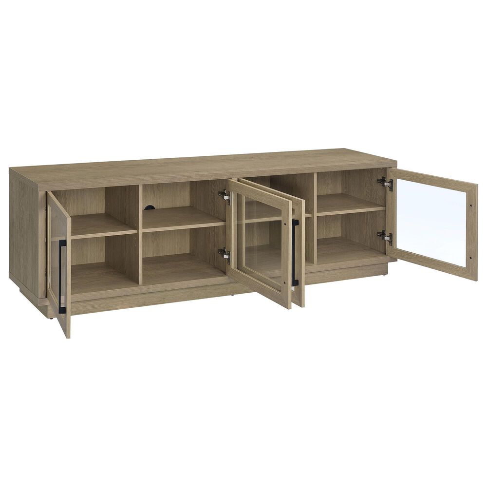 Coaster Medina 79" TV Stand in Latte, , large