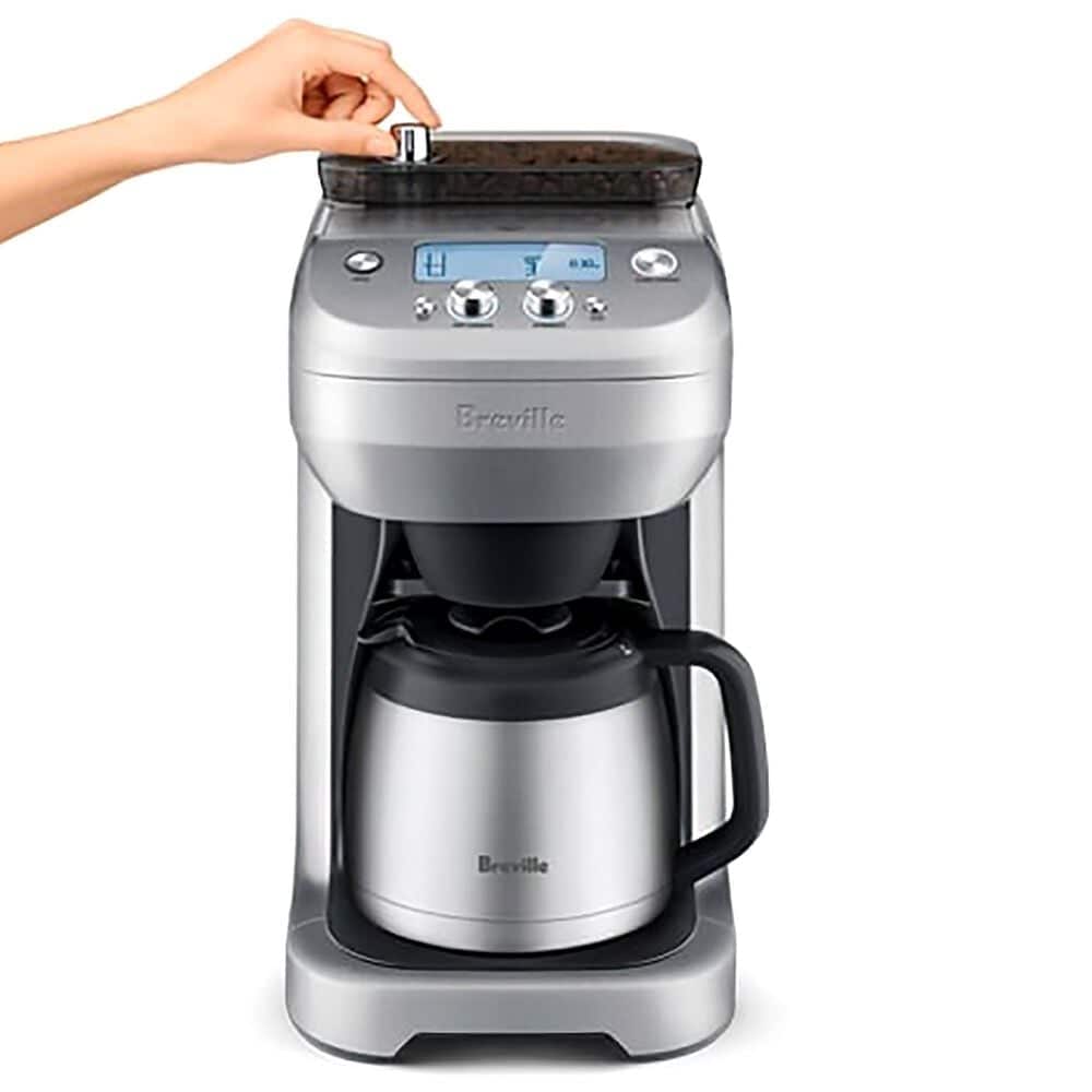 Breville 12-Cup Grind Control Drip Coffee Maker in Brushed Stainless Steel, , large
