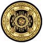 Safavieh Lyndhurst LNH218 5"3" Round Black and Ivory Area Rug, , large