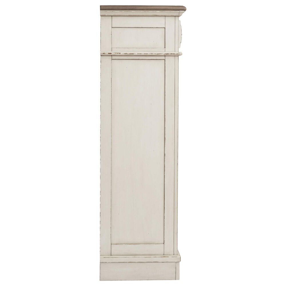 Ashley Realyn 5-Piece Queen Bedroom Set in Chipped White and Distressed, , large