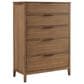 Riva Ridge Cyrus 5 Piece King Sleigh Bedroom Set in Almond Bisque, , large