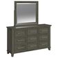 Mayberry Hill Canterbury 4-Piece King Storage Bedroom Set in Grey, , large