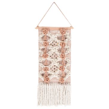 Surya Kari Wall Hanging in Camel and White, , large
