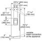 Thermador 24" Right Hinged Built-In Freezer Refrigerator, , large