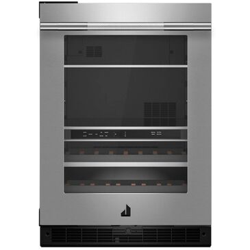 Jenn-Air RISE 24" Built-In Undercounter Beverage Center Left Swing Stainless Steel, , large