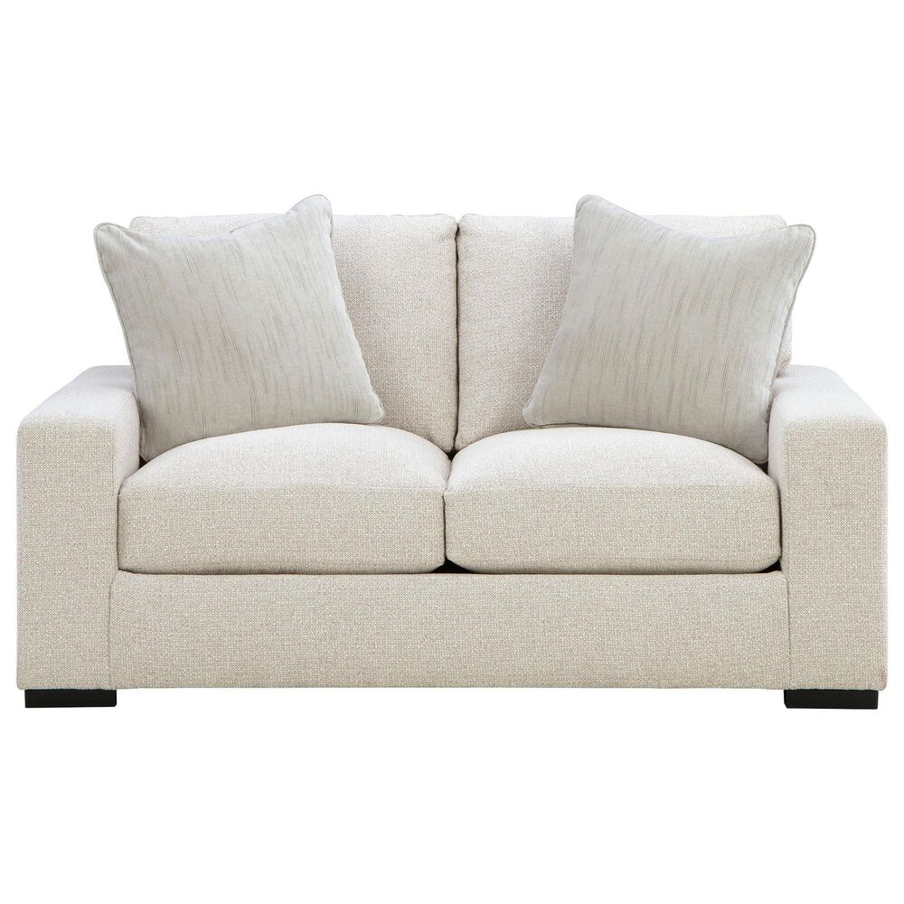 Ashley Conlee Pike Stationary Loveseat in Linen, , large
