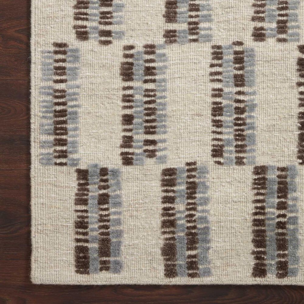 Loloi Harrison 5&#39;6&quot; x 8&#39;6&quot; Beige and Slate Area Rug, , large