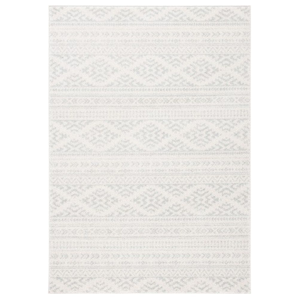Safavieh Tulum Transitional 5"3" x 7"6" Ivory and Light Grey Area Rug, , large