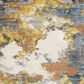 Oriental Weavers Caravan Clouds Prevail 7"10" x 10"10" Yellow and Blue Area Rug, , large